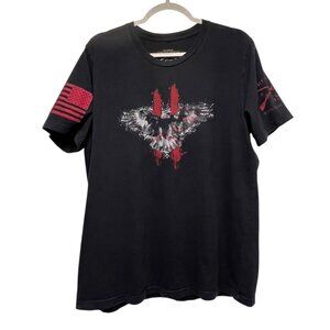 Grunt Style American Eagle Graphic This We'll Defend Mens T-Shirt‎ Size XL